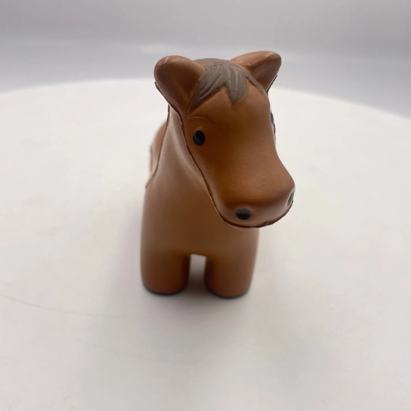 Wholesale Bulk PU Foam Toy Horse Design Promotional Animal Stress Balls