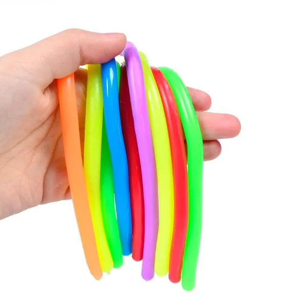 Party Favors Stocking Stuffers Gifts Funny Anxiety Relief Squishy Pull Stretch Strings Stretchy Noodle Fidget Toys