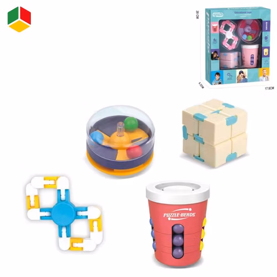 Qstoys Amazon Горячая популярная слепая коробка Push Pops Bubble Fidget Toy Дети Сенсорный Jumbo Большой набор игрушек Squeeze Mesh Stress Pop Fidget Toys