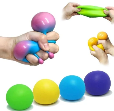 Изготовленный на заказ материал из пенополиуретана или TPR, сжимающая игрушка, мяч для снятия стресса, мягкие игрушки-непоседы