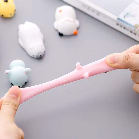 Животные сенсорные игрушки для аутизма Непоседа Jumbo Cat Toys Squishy Mochi Рекламный мультфильм для снятия стресса Mochi Squishy